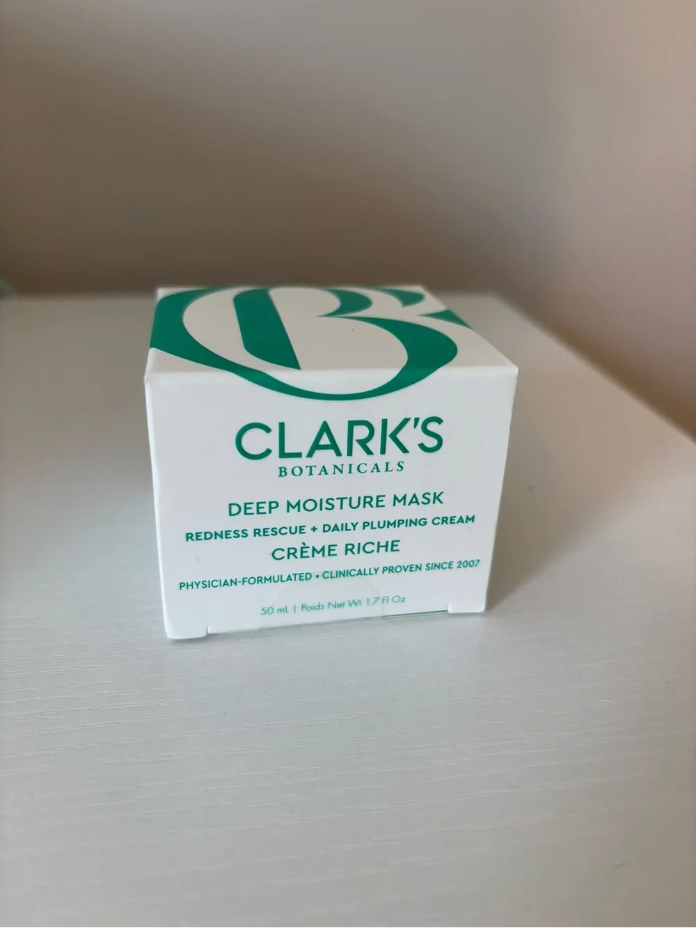 NEW IN BOX- Clark's Botanicals Deep Moisture Mask